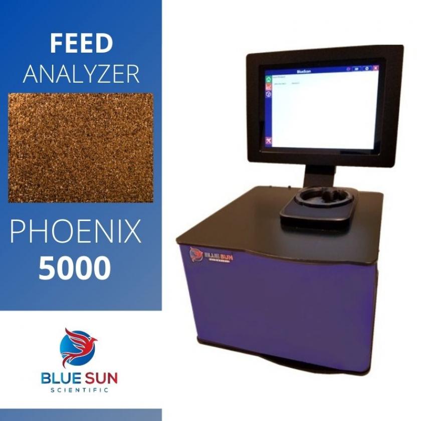 Analisador NIR de Farinha de Proteína Animal - Modelo Phoenix 5000 Feed Analyzer - Marca Blue Sun